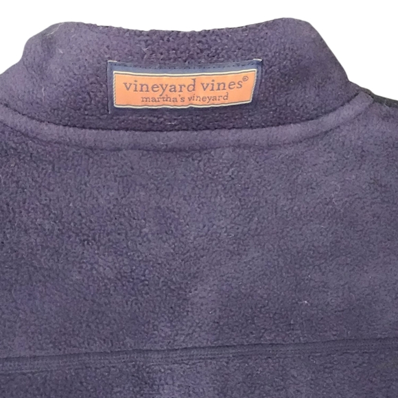 Vineyard Vines Fleece Quarter Zip, Mens Small - Picture 3 of 4